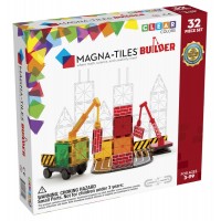 Magna-Tiles Μαγνητικά Πλακίδια Clear Colors Builder 32 τεμ 21632