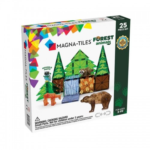 Μαγνητικό Παιχνίδι 25pcs Forest Animals 22225 Magna Tiles 