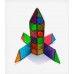 Magna Tiles Μαγνητικά Πλακίδια Clear Colors 100pcs 04300