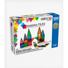 Magna Tiles Μαγνητικά Πλακίδια Clear Colors 100pcs 04300