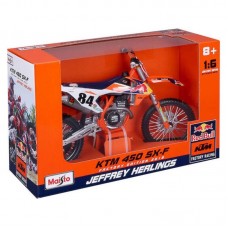 Maisto 1:6 Μηχανή Red Bull KTM 450 SX-F 32228   