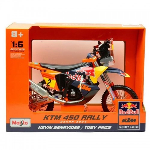 Maisto 1:6 Μηχανή Red Bull KTM 450 Rally Dakar 2024 32246   