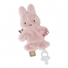 Miffy Fluffy Πανάκι παρηγοριάς με κλιπ πιπίλας Ροζ 3900