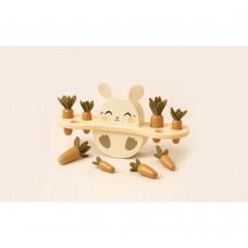 Ξύλινο Παιχνίδι Ισορροπίας και Παζλ Bunny 922491 Mrs. Ertha