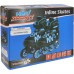 Roller Inliner black/blue ABEC7 Νο 31-34 73426847 New Sports