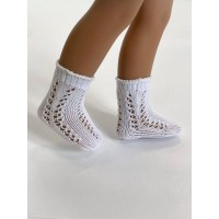 Σετ Καλτσάκια Κούκλας Las Amigas 32εκ. Λευκά 84588 Paola Reina