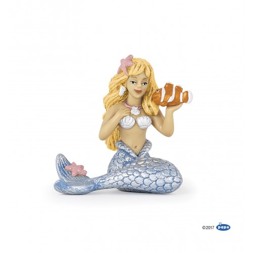 Papo Φιγούρα Mermaid silver 39107