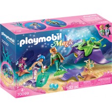 Playmobil Συλλέκτες Μαργαριταριών με γιγάντιο Σαλάχι Μάντα 70099