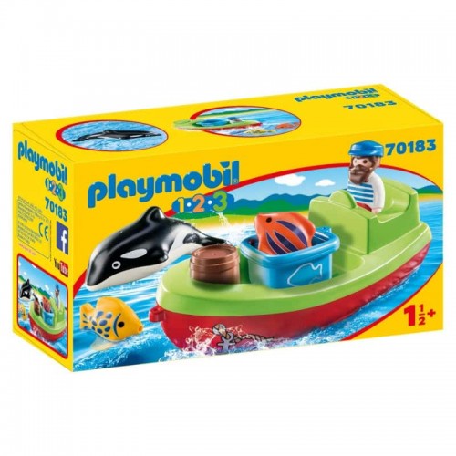 Playmobil 1.2.3 Αλιευτικό Σκάφος  70183