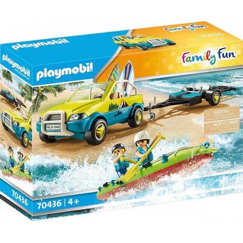 Playmobil Family Fun: Beach Car with Canoe 70436