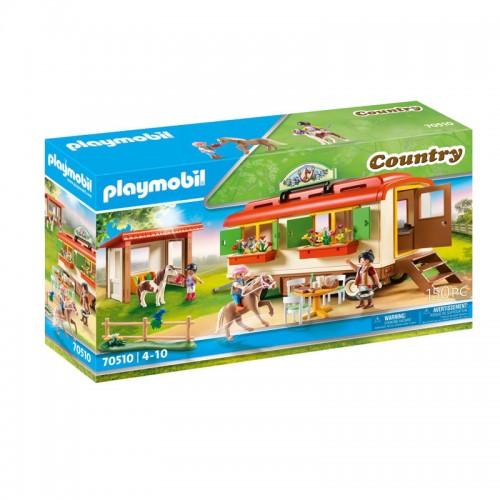 Playmobil Κατασκήνωση με τροχόσπιτο και πόνυ 70510 