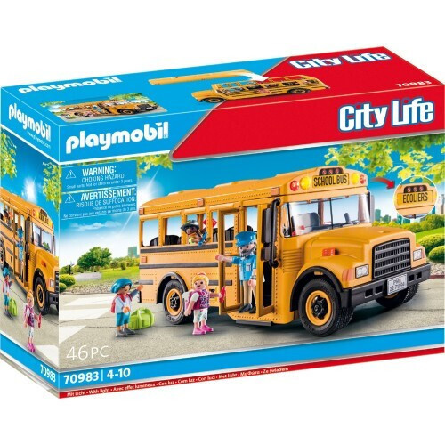 Playmobil City Life Σχολικό Λεωφορείο με Μαθητές 70983