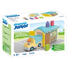 Playmobil Junior Φορτηγό με Γκαράζ 71686