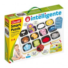 Smart Magnetic Puzzle 12τεμ Πρώτα χρώματα και λέξεις 0231 Quercetti