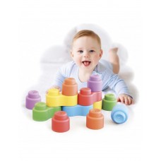 Τουβλάκια Σιλικόνης Momy Soft 12pcs 04141 Quercetti