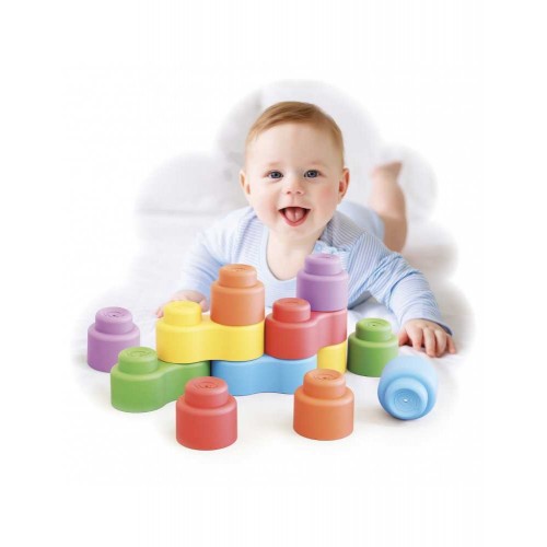 Τουβλάκια Σιλικόνης Momy Soft 12pcs 04141 Quercetti Τουβλάκια Σιλικόνης Momy Soft 12pcs 04141 Quercetti