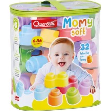 Τουβλάκια Σιλικόνης Momy Soft σε Τσάντα 32pcs 04143 Quercetti