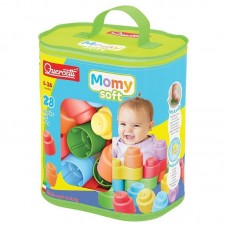 Τουβλάκια Σιλικόνης Momy Soft σε Τσάντα 28pcs 04146 Quercetti
