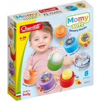 Τουβλάκια Σιλικόνης Momy Soft SENSORY 8pcs 04147 Quercetti
