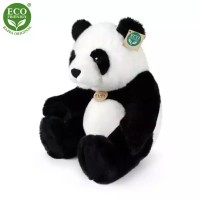 Rappa Λούτρινο Αρκουδάκι Panda 31 εκ. Eco Friendly 130302