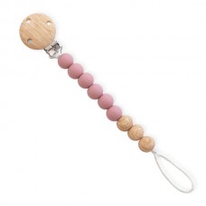 Αλυσίδα Πιπίλας Σιλικόνης Woody Old Pink 14387 Saro Αλυσίδα Πιπίλας Σιλικόνης Woody Old Pink 14387 Saro