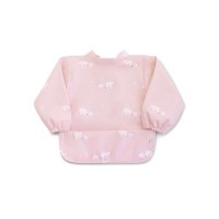 Σαλιάρα Αδιάβροχη με Μανίκια Polar Bear Pink 16588 Saro Σαλιάρα Αδιάβροχη με Μανίκια Polar Bear Pink 16588 Saro