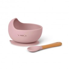 Σετ Φαγητού Eco Friendly Nordic Wave Baby Pink 17390 Saro