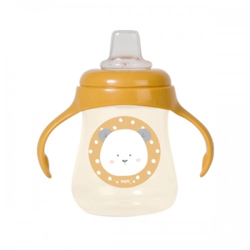 Εκπαιδευτικό Ποτηράκι Panda Ochre 250ml 51402 Saro
