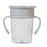 Εκπαιδευτικό Ποτηράκι 360° Γκρι 225ml 51445 Saro Εκπαιδευτικό Ποτηράκι 360° Γκρι 225ml 51445 Saro