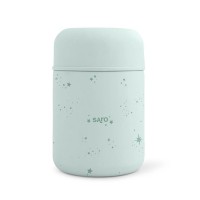 Βρεφικό Θερμός Φαγητού με Κουταλάκι Stars Mint 300ml 52229 Saro