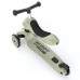 Scoot & Ride Παιδικό Πατίνι με Κάθισμα Highwaykick 1 Olive 00001