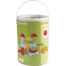 SpielMaus Ξύλινο οικοδομικό υλικό σε κουβά 90 τεμ 41009497 