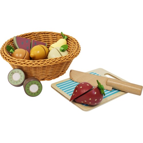 Σετ Picnic Καλάθι με Φρούτα και Αξεσουάρ 45013898 Spielmaus Σετ Picnic Καλάθι με Φρούτα και Αξεσουάρ 45013898 Spielmaus
