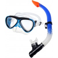 Splash & Fun Σετ μάσκας και αναπνευστήρα Junior από 6 ετών μπλέ 77209158