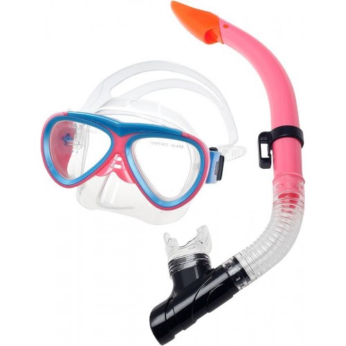 Splash & Fun Σετ μάσκας και αναπνευστήρα Junior από 6 ετών ροζ 77209158