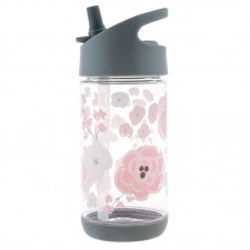 Stephen Joseph Flip Top Bottle Charcoal Flower SJ112245