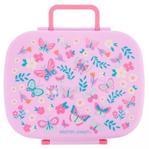 Δοχείο Φαγητού Bento Box με Αφαιρούμενο Δίσκο Butterfly SJ130925 Stephen Joseph Δοχείο Φαγητού Bento Box με Αφαιρούμενο Δίσκο Butterfly SJ130925 Stephen Joseph