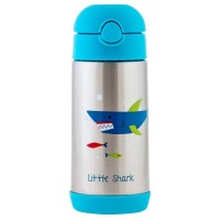 Παγούρι Ανοξείδωτο Θερμός με Καλαμάκι Shark SJ121280 Stephen Joseph Παγούρι Ανοξείδωτο Θερμός με Καλαμάκι Shark SJ121280 Stephen Joseph