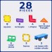 Μαγνητικό Παιχνίδι 28pcs Car Pack Tile Tek