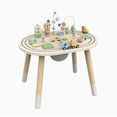 Tooky Toy Ξύλινο Τραπεζάκι Δραστηριοτήτων TJ789 