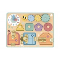 Tooky Toy Ξύλινος Πίνακας Δραστηριοτήτων My Forest Friends Busy Board TJ473N