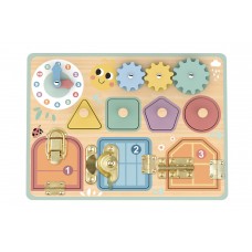 Tooky Toy Ξύλινος Πίνακας Δραστηριοτήτων My Forest Friends Busy Board TJ473N
