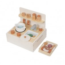 Tooky Toy Ξύλινo Σετ Κουζίνας Mini Kitchen TJ754