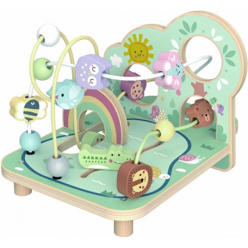 Ξύλινος Λαβύρινθος Δραστηριοτήτων Forest Beads Coaster TK572N Tooky Toy Ξύλινος Λαβύρινθος Δραστηριοτήτων Forest Beads Coaster TK572N Tooky Toy
