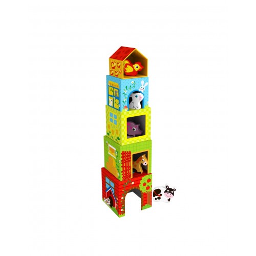 Κύβοι Στοίβαξης Φάρμα TKF053 Tooky Toy Κύβοι Στοίβαξης Φάρμα TKF053 Tooky Toy