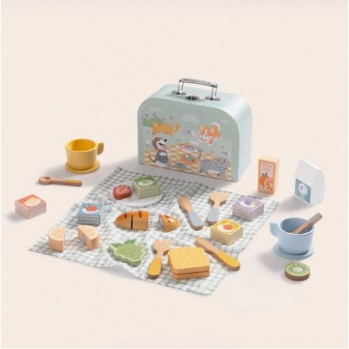 Σετ Πικνικ με Ξύλινα Αξεσουάρ TP523 Tooky Toy Σετ Πικνικ με Ξύλινα Αξεσουάρ TP523 Tooky Toy
