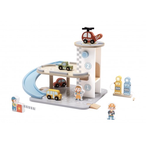Ξύλινο Γκαράζ TTP532 Tooky Toy 