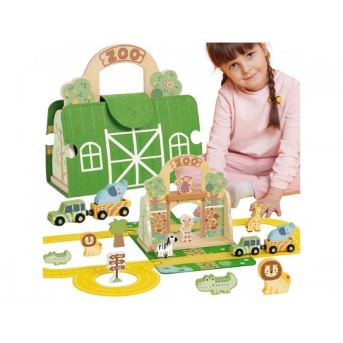 Play Set Zoo 26pcs TTP537 Tooky Toy