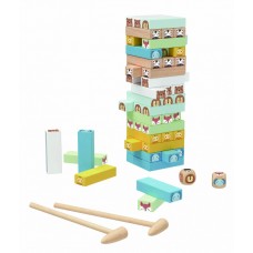 Tooky Toy Ξύλινο Παιχνίδι Στοίβαξης και Ισορροπίας TY704N