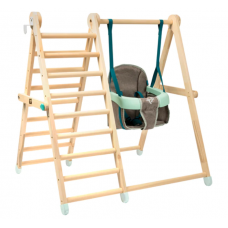 TP Toys Wooden Climb & Swing Frame Pikler Style TP685